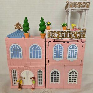 Vintage Bluebird Polly Pocket ❤ 1999 Deluxe Dream Builders Mansion & Family